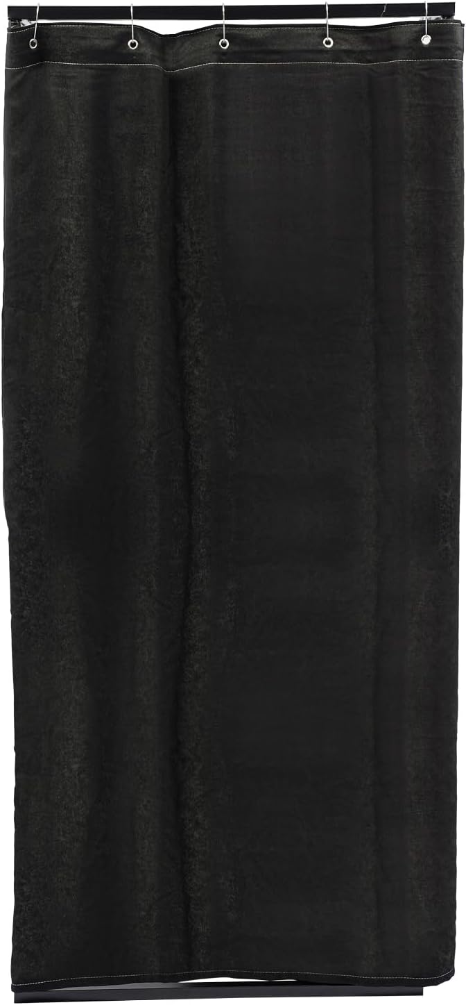 Clothing Store Fitting Room, Dressing Room, Removable Portable Changing Room Tent, Fitting Room for Boutique, Privacy Dressing Room for Indoor Outdoor House Office Shopping Mall (D-Shaped-Black)