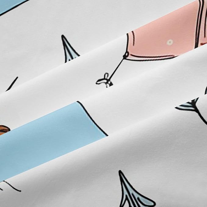 Feelyou Camping Camper Curtains for Bedroom Living Room Campfire Tent Blackout Darkening Drapes Happy Camping Window Treatments, 2 Panels 52 x 84 Inch Room Decor