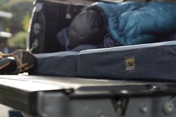 HEST Dually - Portable Camping Mattress, Enhanced Memory Foam, Double Mattress, Sleeps Two