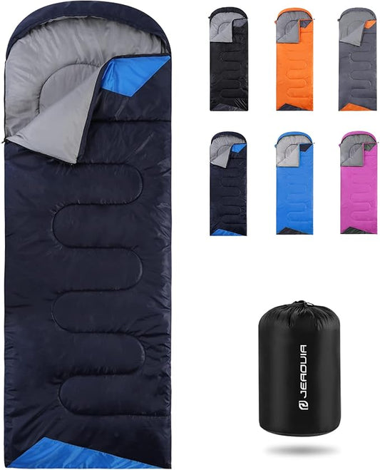 Sleeping Bags for Adults Cold Weather - 20 Degree Big&Tall Size Backpacking Lightweight Waterproof for Girls Boys Mens Teen Women for Camping Hiking Outdoor Travel Hunting with Compression Bags