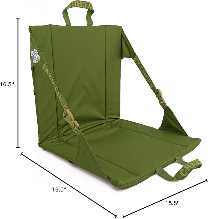 Crazy Creek Original Chair Perfect for Stadium Seats, Camping, Hiking & More, Comfort on All Terrains, Adjustable Straps, Lightweight Design, Water-Resistant