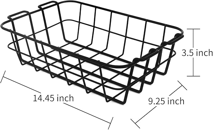 14.45" Cooler Basket,Cooler Basket Compatible with Lifetime 77 Qt, 115 Qt, Ozark Trail 73 Quart Ice Chest, Coolers Accessories for Lifetime and Ozark Trail - Keep Food Dry & Organized.(2-Pack)