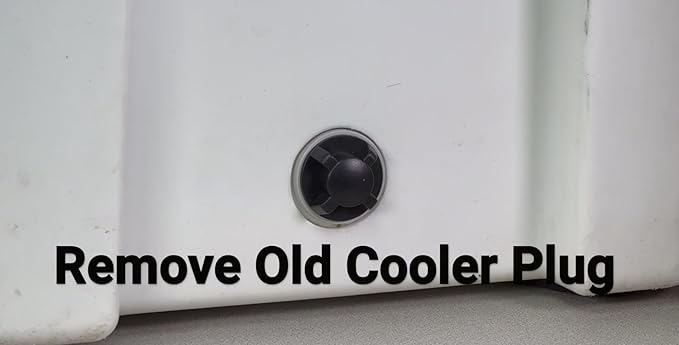 E-Z Open Cooler Plug Replacement for Yeti Cooler, RTIC Cooler, and - Includes Drain Plug with Pressure Release Bleed Valve. Don't get Your Cooler Stuck Shut When Full Any Longer. (1)