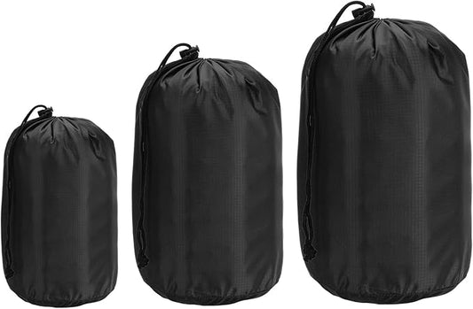 PATIKIL Stuff Sack, Waterproof Outdoor Storage Sack Portable Drawstring Dust Flap Bag for Hiking Backpacking