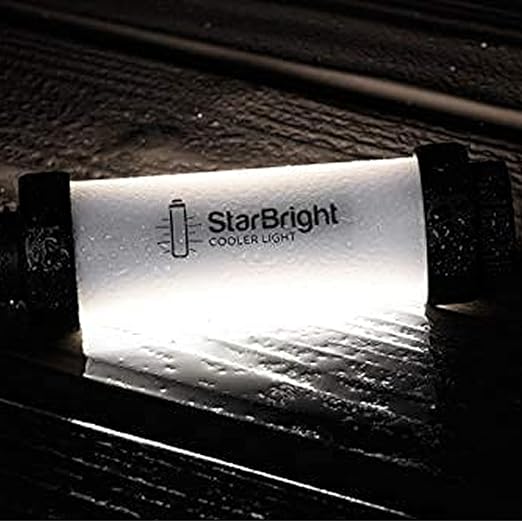 StarBright Rechargeable Cooler Light with USB Charging - Cooler Light for YETI, RTIC, Igloo, Coleman - Waterproof LED - No Installation Required - 5.35x1.61x5.35 Inches - Durable for Outdoor Use