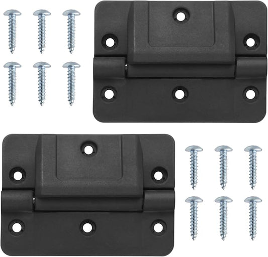 Black Cooler Oversized Mechanical Hinge Replacement for Igloo Newer 150-165 QT Coolers, Cooler Hinges Replacement Parts（2 Pack）
