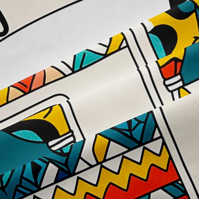 Erosebridal Kids Happy Camping Window Drapes Rv Camper Blackout Curtains 52" Wx84 L Vehicles Camping Decor Curtains for Bedroom Living Room,Rustic Camp Travel Car Window Treatments 2 Panels