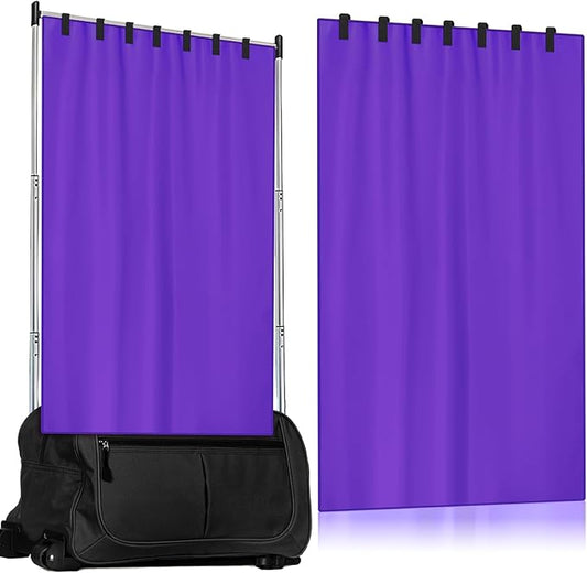 Privacy Curtain for Dance Bag Suitcase Portable Changing Room Privacy Curtain Without Rack Partition Screens for Dancer Backstage Accessories, Camping, Window Shades