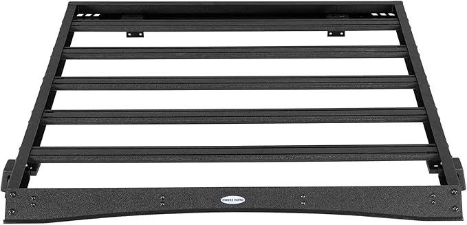 Hooke Road TJ Roof Rack Aluminum Cross Bars Cargo Basket for Jeep Wrangler TJ Hardtop 1997 1998 1999 2000 2001 2002 2003 2004 2005 2006 (Exclude Unlimited)