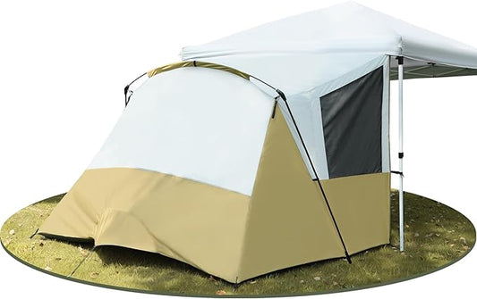 REDCAMP Canopy Camping Tent for Pop Up Canopy Tent, Inner Tent Converts Straight Leg 10'x10' or 10'x20' Canopy into Camping Tent, Fits 4-6 Person(Frame/Shelter NOT Included)