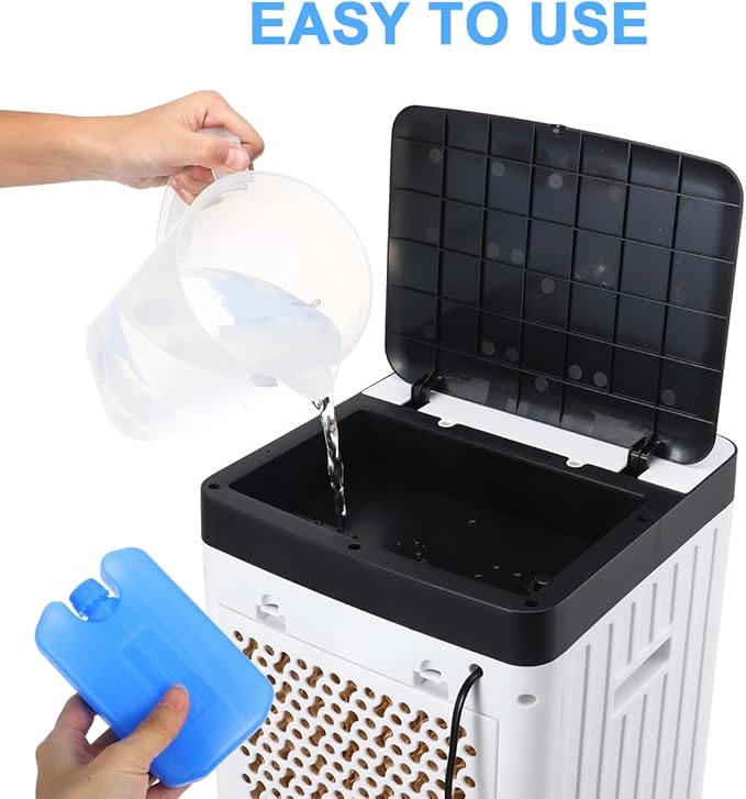 BESPORTBLE Air Conditioning Fan Ice Crystal Freezer Blocks Ice Blocks Case Reusable Ice Holder Freezer Ice