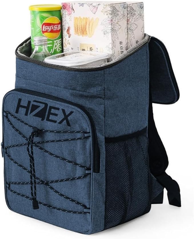 25L Insulated Cooler Backpack – Leak Proof Travel Back Pack Cooler for Hiking, Camping, Beach, Picnic & Outdoor Adventures – Large Capacity Soft Cooler Bag for Men & Women, Keep Food - Drink Cold