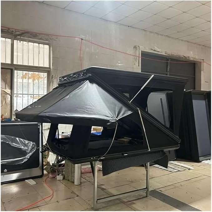 Lightweight Triangle Hardshell Roof Tent Clamshell Rooftop Tent 2 Person Aluminum Car Camping Hard Shell Roof Top Tent
