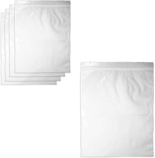 50-Pack 8" x 10" Reclosable Zip Bags – Durable & Convenient Storage Solution