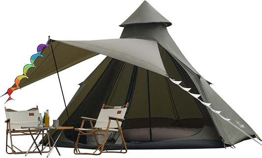 12'x10'x8'Dome Camping Tent 5-6 Person 4 Season Double Layers Waterproof Anti-UV Windproof Tents Family Outdoor Camping Tent | Double Layers, Waterproof, Anti-UV, Windproof, Family, Outdoor