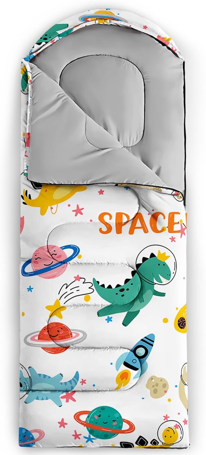 Sleeping Bags for Adults Kids,Backpacking Camping Sleeping Bag for Girls Boys Lightweight Waterproof Cold/Warm Weather Sleeping Bag for All Season