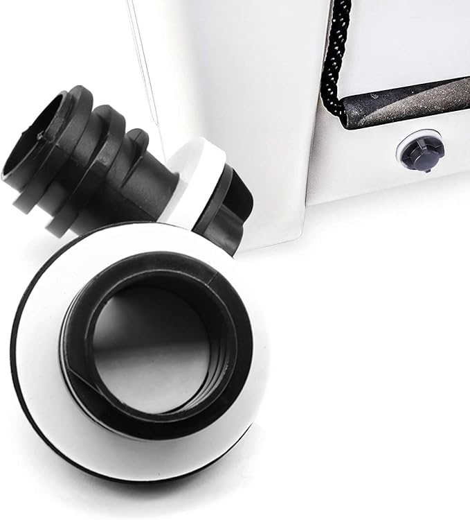 2 Pack Drain Plugs for RTIC Coolers, Large & Small Cooler Drain Plugs Compatible with RTIC 20QT, 45QT, 65QT Coolers with New Two Drains