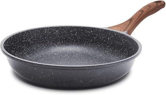 SENSARTE 12.5 Inch Nonstick Frying Pan Skillet, Swiss Granite Coating Omelette Pan, Healthy Stone Cookware, PFOA Free