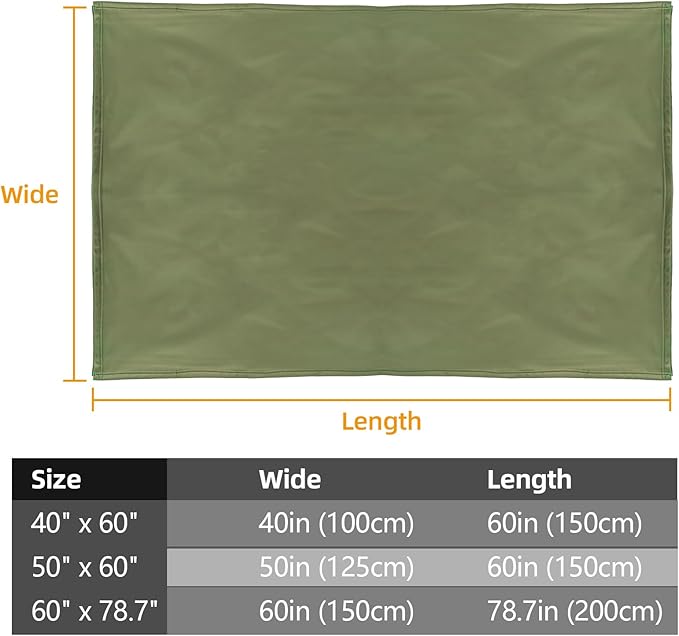 LOOGU Camo Blanket Waterproof Insulation Poncho Liner for Outdoor Camping, Hiking, Hunting, Survival, Backpacking, Picnicking