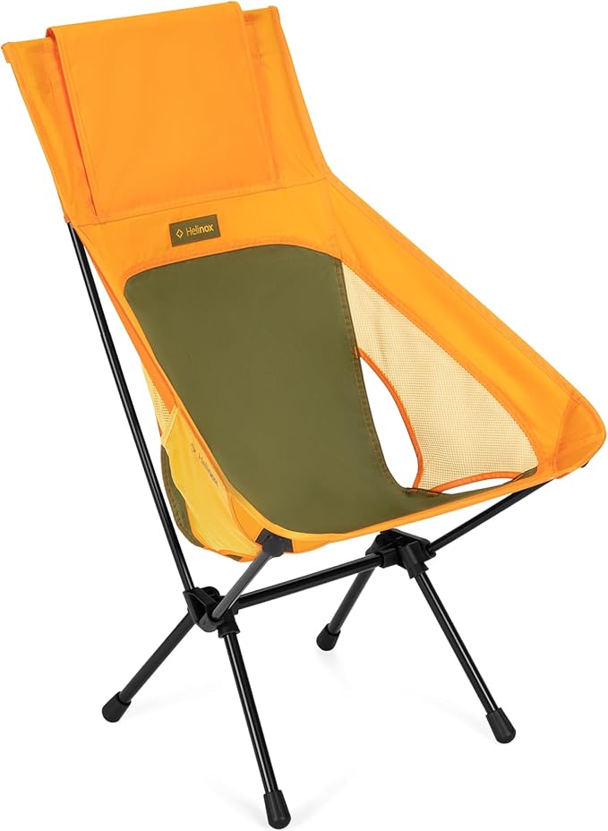 Helinox Chair One Highback (re) High-Performance Camping Chair,2.6lbs, Camping Chairs High Back, Packable, Portable, Camping, Hiking, Travel, Flame Multiblock