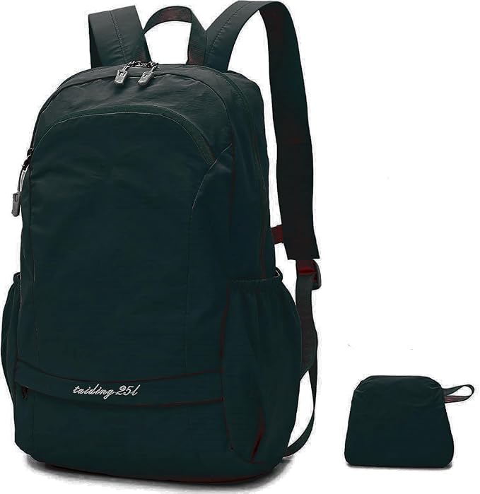 Fold Backpack-Lightweight Waterproof Packable Backpack for Travel and Outdoor, 25L Hiking Bag for Man and Women (24h)