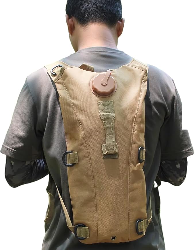 Hydration Pack Hiking Water Backpack with 3L Water Bladder, Adjustable Water Storage Reservoir Bag Men Women Running Vest for Hiking Running Cycling Climbing Camping