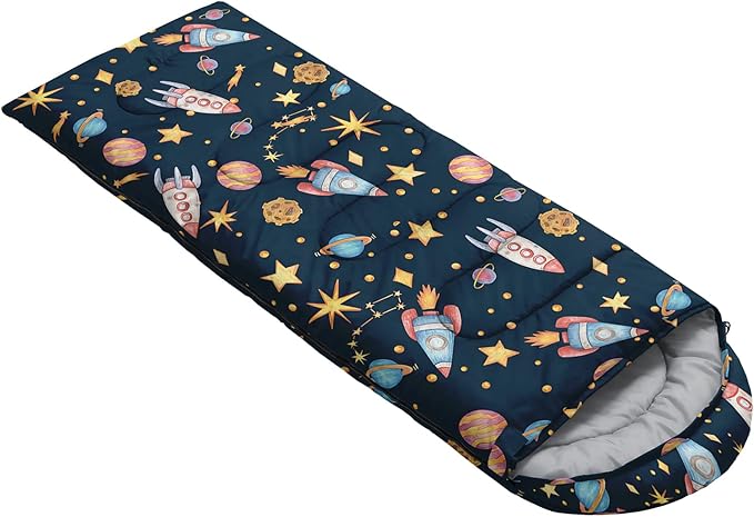 QOOMO Camping Sleeping Bags,3 Season Warm & Cool Weather,Lightweight,Waterproof Sleeping Bags for Adults & Kids,Traveling,and Outdoors,Camping Gear Equipment