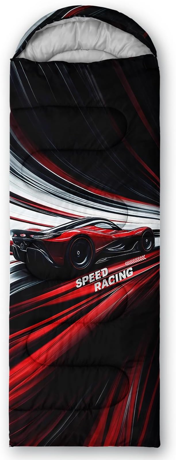 Print sleeping bag,sleeping bags,Outdoor Camping Sleeping Bag，Suitable For Children Boys And Girls Portable,Waterproof,Compact And Lightweight,Great For Outdoor Camping,Backpacking And Hiking