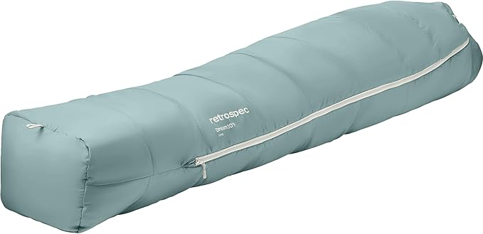 Retrospec Dream Mummy Sleeping Bag - 30°F Camping & Travel Essential Gear with Water - Resistant Shell & Synthetic Fill - Zippered Pocket & Stuff Sack
