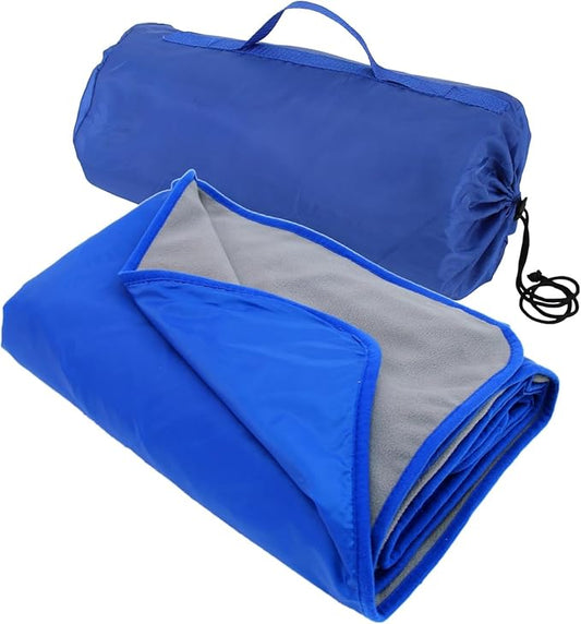 Threadart Outdoor Rainproof & Windproof Thick Stadium Blanket | for Camping, Picnic, Sports, Festivals, Football, Baseball, Concerts, Parks, Beach 55" x 79"