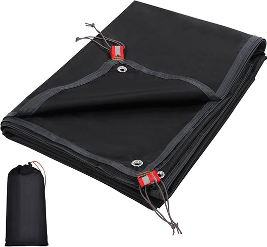 REDCAMP Waterproof Camping Tent Tarp - 36"x83", 4 in 1 Multifunctional Tent Footprint for Camping, Hiking and Survival Gear, Lightweight and Compact