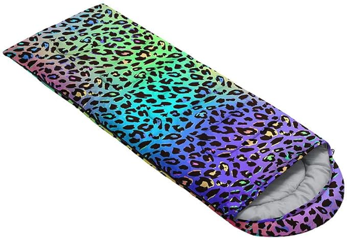 Sleeping Bag for Kids Adults,Brown Giraffe Fur Pattern-Lightweight Warm Portable Outdoor Indoor-Waterproof Cold Weather Resistant Sleeping Bag for Camping Hiking