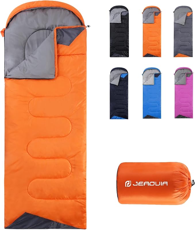Sleeping Bags for Adults Cold Weather - 20 Degree Big&Tall Size Backpacking Lightweight Waterproof for Girls Boys Mens Teen Women for Camping Hiking Outdoor Travel Hunting with Compression Bags