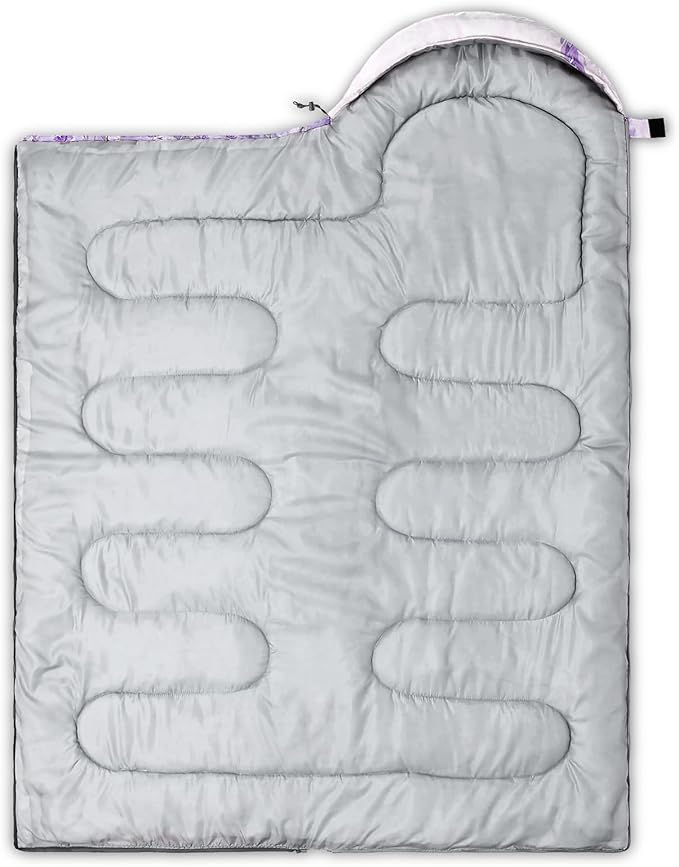 HOSIMA Dear Hunting Pattern Cold Weather Sleeping Bags for Adults,Black Light Weight Sleeping Bags for Kids Adults,WaterProof Sleeping Bags for Outdoors Hiking.