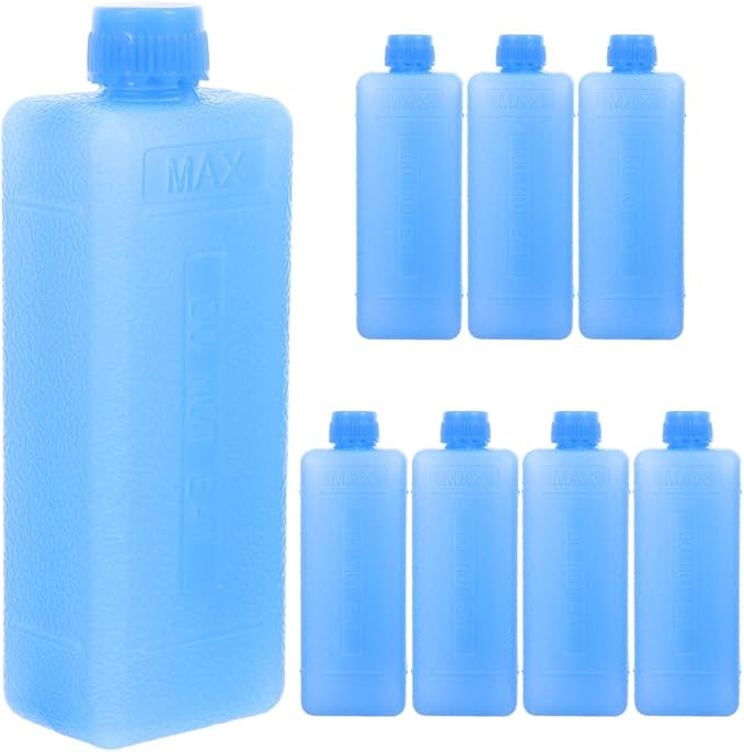 Yardwe Ice Packs for Cooler - 8Pcs Reusable Ice Packs for Air Conditioner and Freezer Efficient Cooling Blocks for Lunch Boxes and Camping Needs