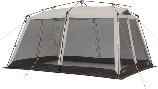 Bushnell Screenhouse with Instant Setup Technology | 14' x 10' Large Size with Extended Eaves Poles to Maximize Space For Camping & Hiking, For 8 Person
