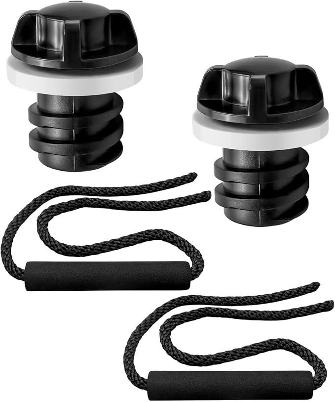 2 PCS Small Cooler Drain Plugs and 2 PCS Cooler Handles Compatible with YETI RTIC Coolers
