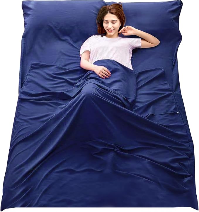 Sleeping Bag Liner Camping Travel Home Bed Sheet Lightweight Breathable Hotel Compact Sacks