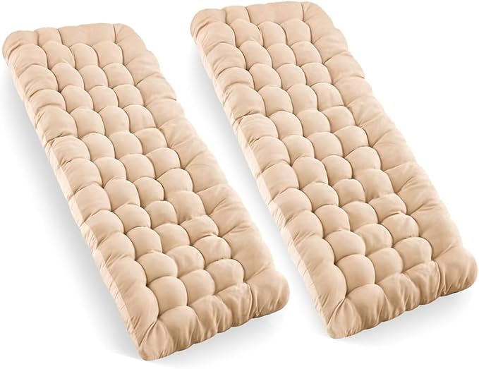 Zone Tech Camping Cot Mattress Pad Premium Quality Outdoor Comfortable Thicker Cotton Sleeping Cot Lightweight Waterproof Bottom Pad Mattress for Adult, Kid