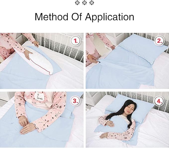 Sleeping Bag Liner Ultralight Travel Sheet Dirt-Proof Camping Sheets Compact Hotel Sleeping-Sack for Outdoor Backpacking Hiking