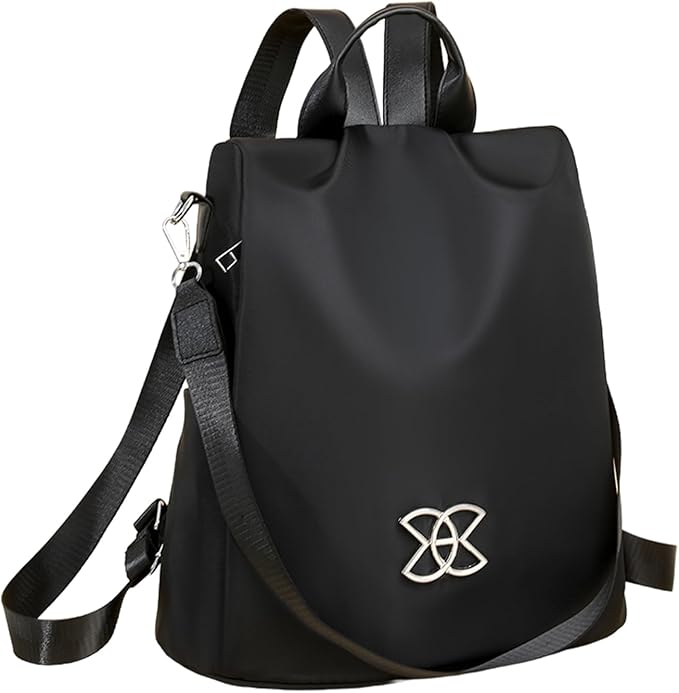 Anti-Theft Leisure Backpack | Multi-Purpose Large Capacity Lightweight Shoulder Bag | Classic Nylon Crossbodys Bags for Female Male
