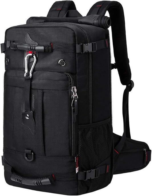 KAKA Travel Backpack, Carry On Backpack Durable Convertible Duffle Bag Fit for 15.6 Inch Laptop for Men and Women(Medium 35L)