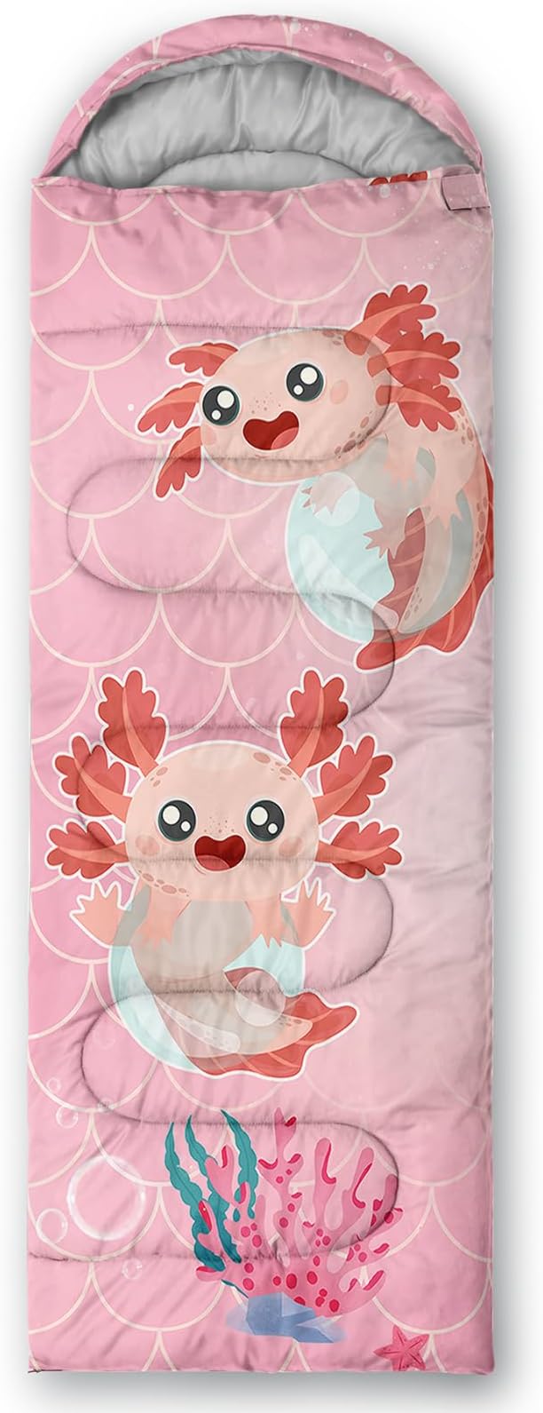 QOOMO Camping Sleeping Bags,3 Season Warm & Cool Weather,Lightweight,Waterproof Sleeping Bags for Adults & Kids,Traveling,and Outdoors,Camping Gear Equipment