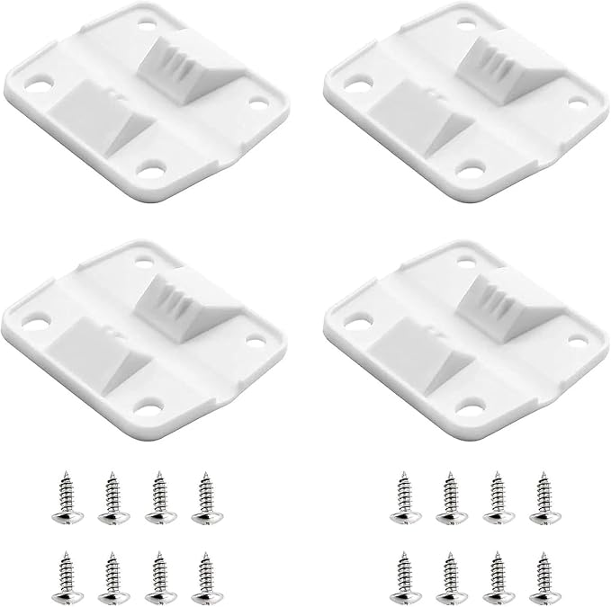 Cooler Plastic Hinges Replacement for Coleman Coolers - Replacement Hinges for Coleman Xtreme Coolers, Rubbermaid Parts Ice Chest- 4 Pack