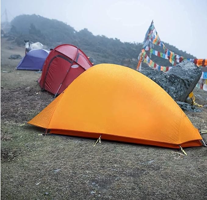 GeRRiT Outdoor Camping Tent 2 3 Person Tent Lightweight Backpacking Tent 4 Season for Outdoor Camping,Backpacking,ng,Mountaineering Travel