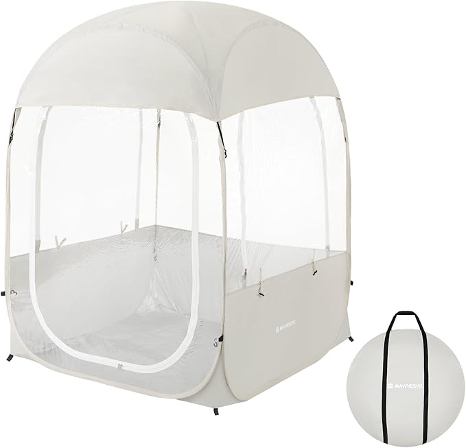 Sports Tent, Portable & Foldable Pop Up Tents Shelter with Carry Bag, Instant Weather Proof Clear View Bubble Tent for Fishing, Camping, Watching Sports Events