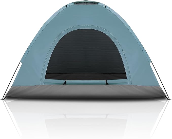 Outvita Camping Dome Tent, 1-4 Person Waterproof Windproof Easy Setup Spacious Family Tents with Carry Bag & Rain Fly for Hiking Backpacking Traveling Glamping Beach