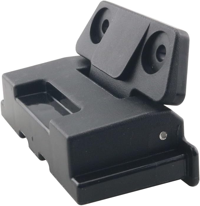 2PCS Cooler Compatible Replacement Hinges with Screws for 25 52 72 Plastic Cooler Latch Parts Black
