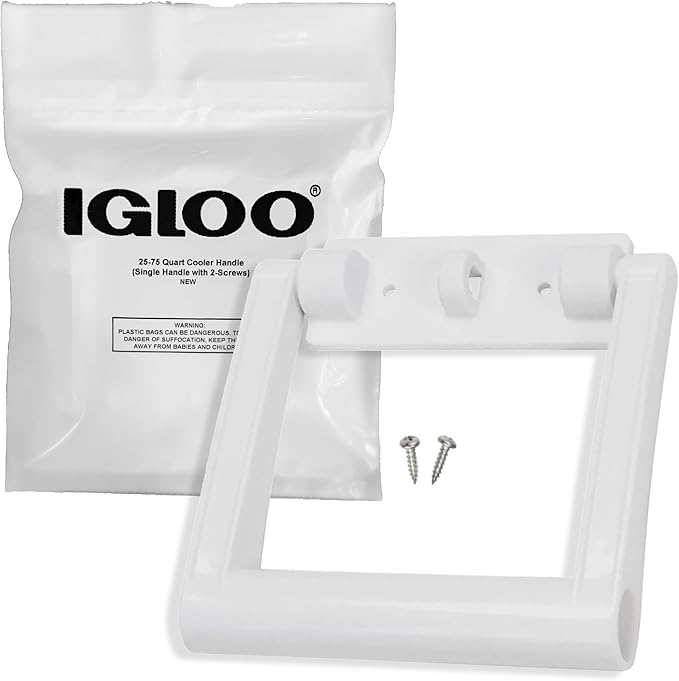 Igloo 21023 25-72 Quart Cooler Handle with Screws (White, 1 ea)