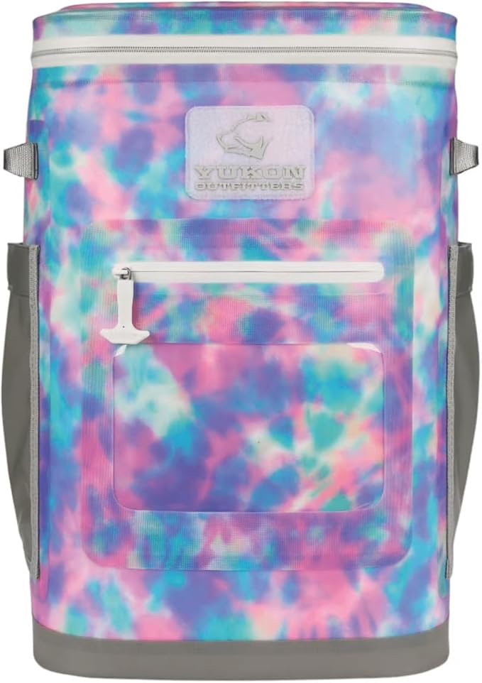 Yukon Outfitters Hatchie Backpack Cooler, 54-Liter Durable Insulated Cargo-Ready Outdoor Hiking Watersports Meals & Beverages Daypack Cooler w/Airtight Zippers, Padded Straps & Carry Handle